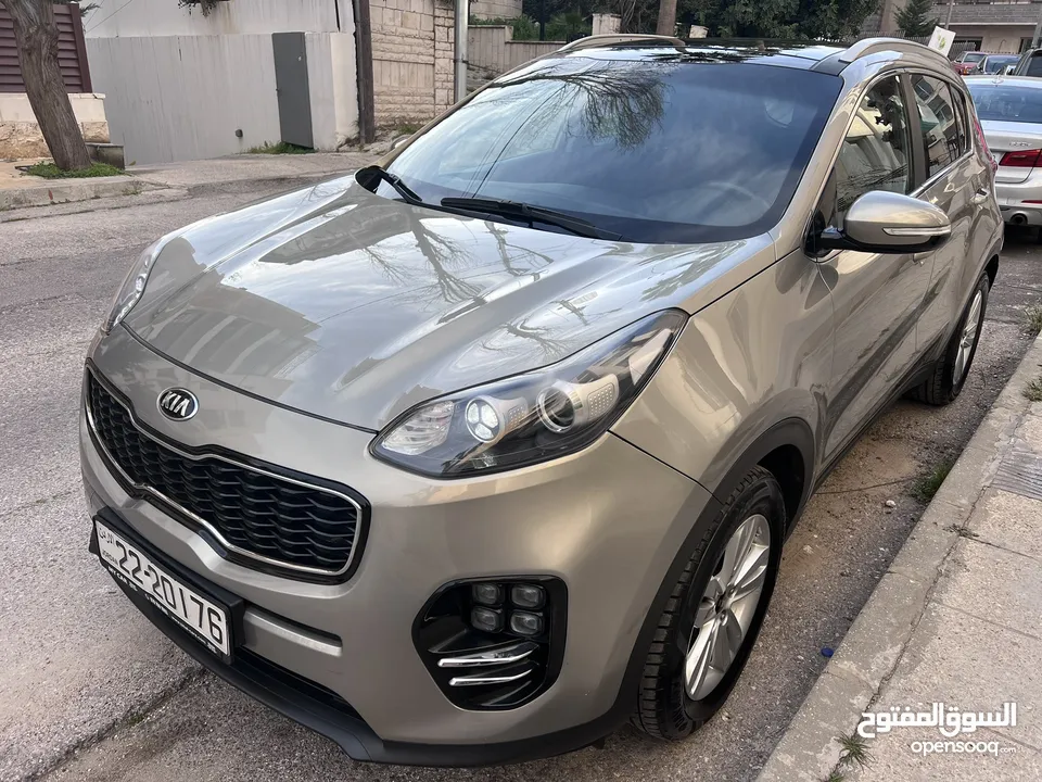 Kia sportage 2017 كيا سبورتج 2017 مع تامين شامل 11 شهر