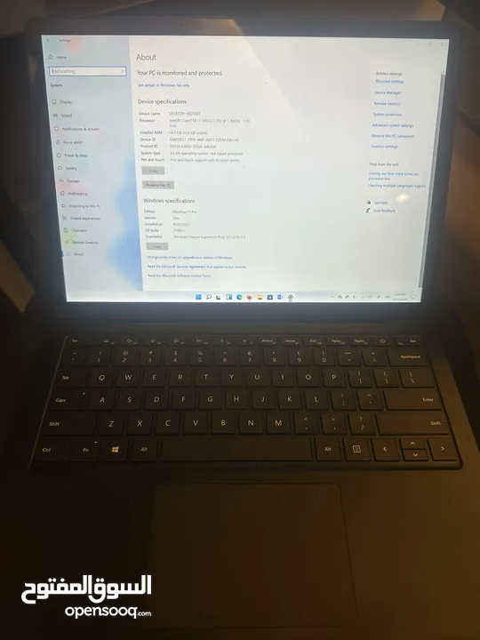Microsoft Surface laptop 3
