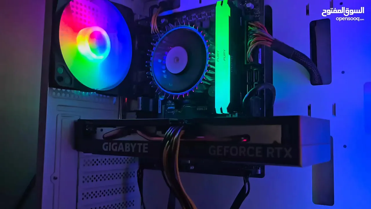 GAMING PC (RTX 4060 8GB , I5 12400F)احسن تجميعة  كمبيوتر العاب قوية  و رخيصة جدا