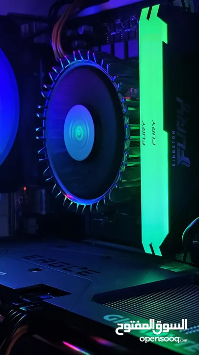 GAMING PC (RTX 4060 8GB , I5 12400F)احسن تجميعة  كمبيوتر العاب قوية  و رخيصة جدا