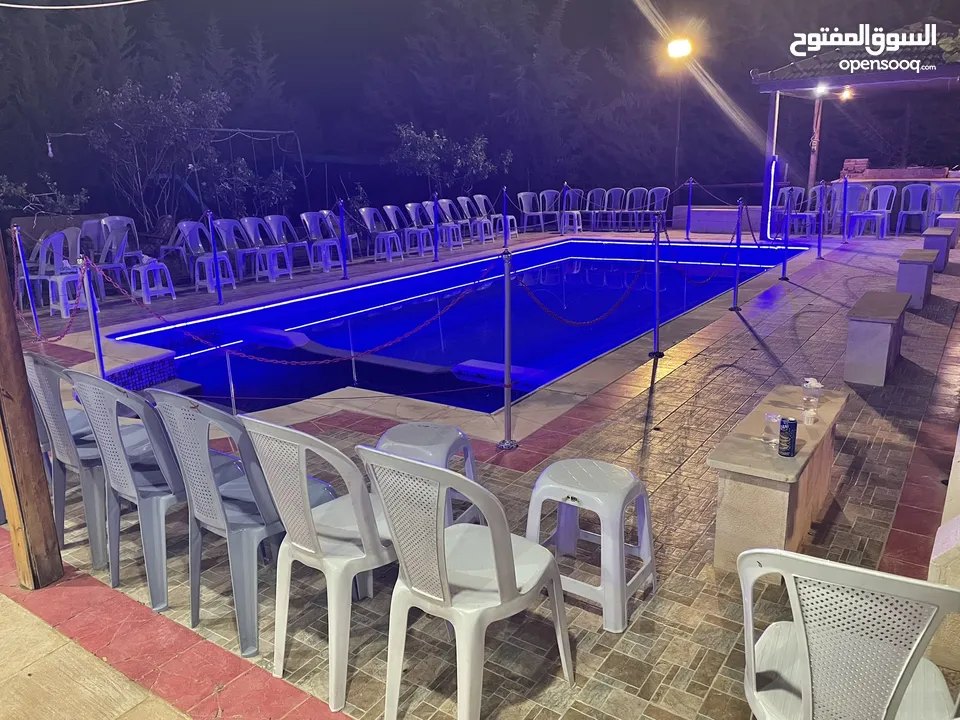 مزرعة مع فيلا ومسبح للبيع او البدل في فلل المسرة - العالوك