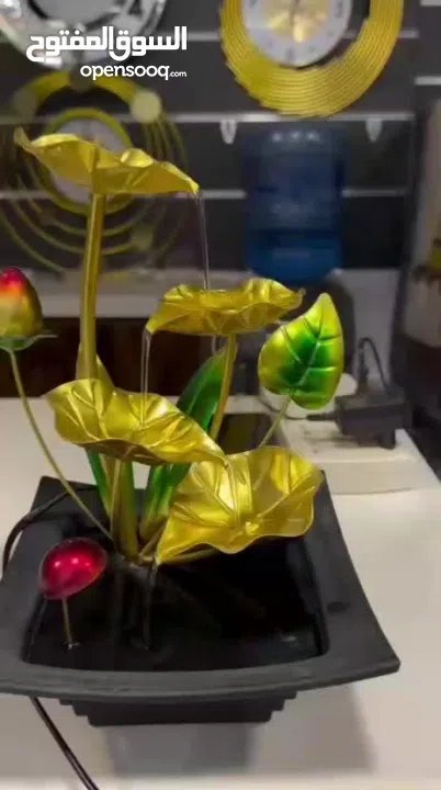 نافورة أوراق اللوتس – فخامة وهدوء بمكان واحد بتلبق للبيت، المكتب أو الشاليه – وكمان بتصير أحلى هدية