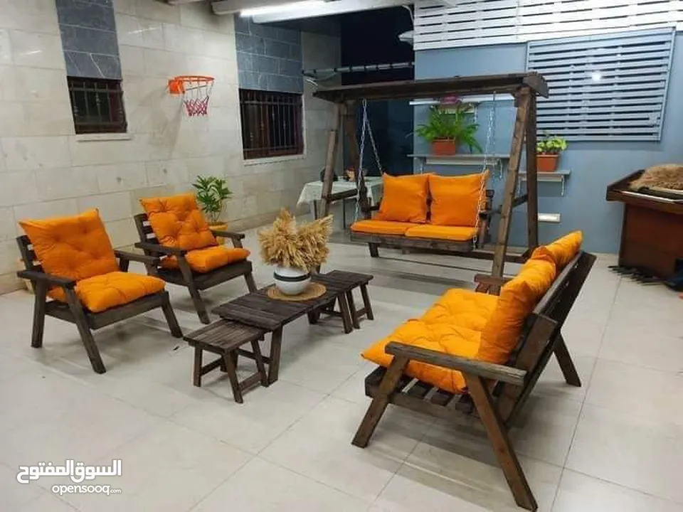 مجلس خارجي خشب سويد نخب اول