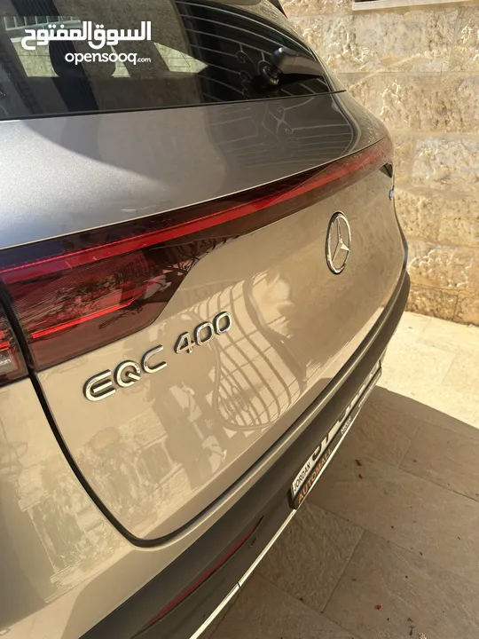مرسيدس EQC 400 موديل 2022 - عداد 14 ألف كم فقط - بحالة الوكالة-البيع لظروف السفر
