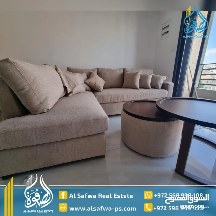 شقه جديده مميزه و مفروشه سوبر ديلوكس الماصيون قرب زحيمان