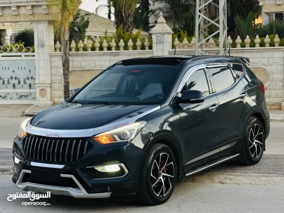 هونداي سنتافي 2016 فل الفل مسكرر ركززز الجب بووية شركةة بالكامل مطور جير بنايلون والسعر حرق لحق حالك