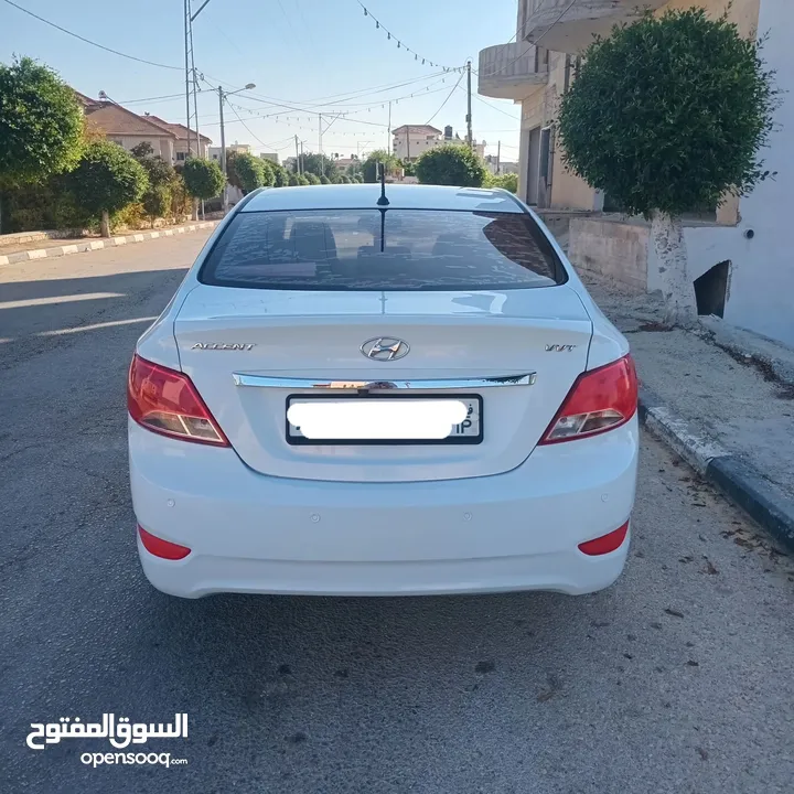 هونداي اكسنت 2016 بنزين أوتوماتيك بصمة دهان شركة