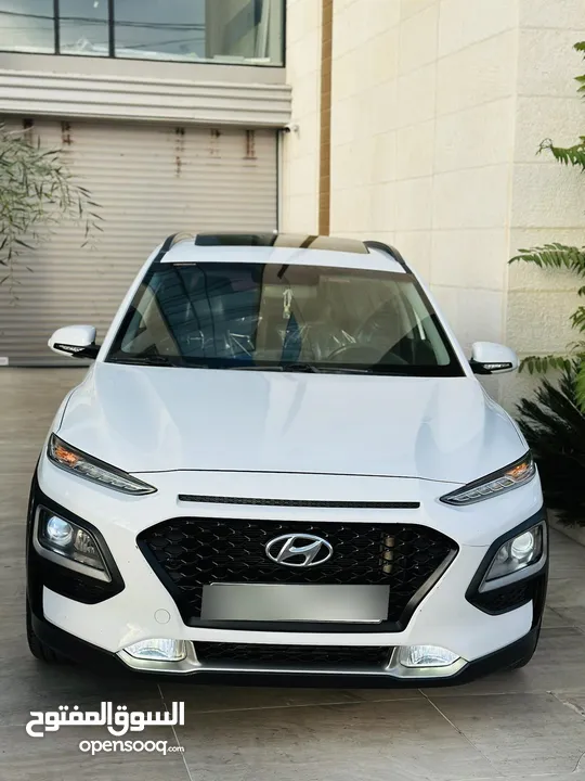 هونداي كونا 2018 . اوتوماتيك . يد اولى . اصل برايفيت . دهان شركه . بصمه . فتحه . ترخيص + تأمين جديد