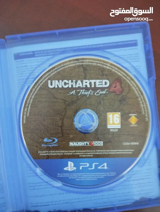 uncharted 4 PS4 cd (brand new)