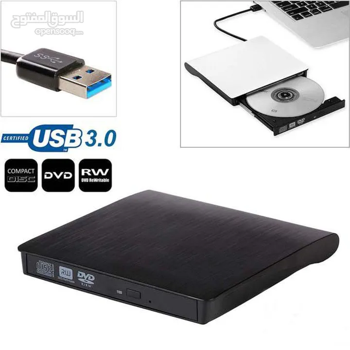 قارى و ناسخ أقراص سي دي و دي في دي خارجي MOBILE EXTERNAL USB 3.0 - TYPE C DVD SUPER MULTI DL DRIVE