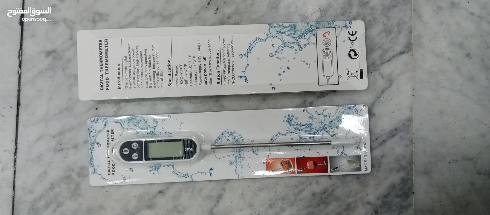 ميزان حرارة طعام مقياس درجه الحراره الطعام Thermometer ميزان قياس درجة حراره السوائل و الاطعمه