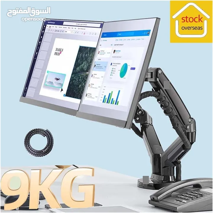 ستاند شاشات عدد 2 ب 17 بوصة/inch لـ  27 بوصة /inch مكتبي  Monitor Desk Stand NB-F160