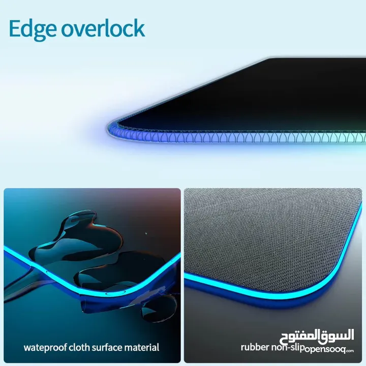 Mousepad LED  wireless phone charger