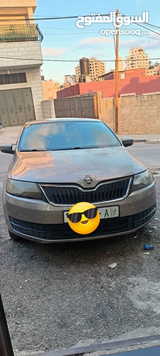 سكودا ربيد 2014 جير عادي  ديزل