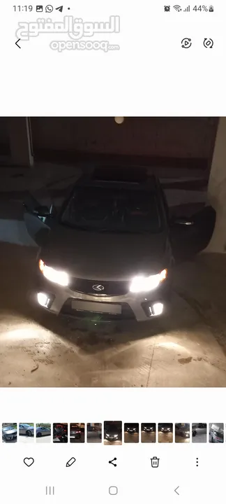 كيا فورتي كوبيه فل ميوزك بسعر حرق  تم تعديل السعر  لفترة محدودة  فل اضافات  2010