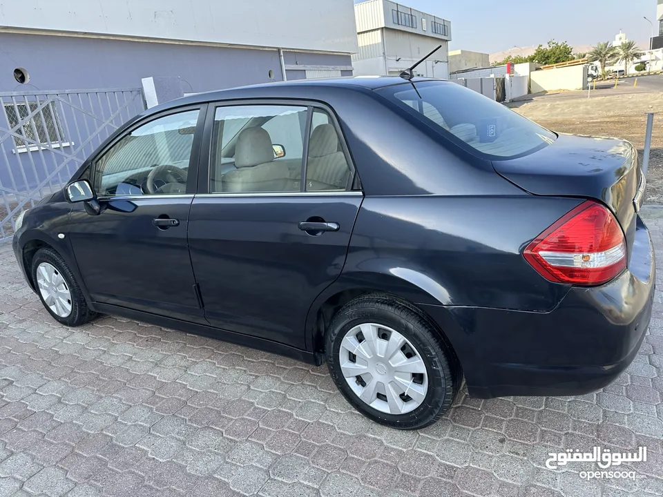 NISSAN TIIDA 2008 MODEL BLACK