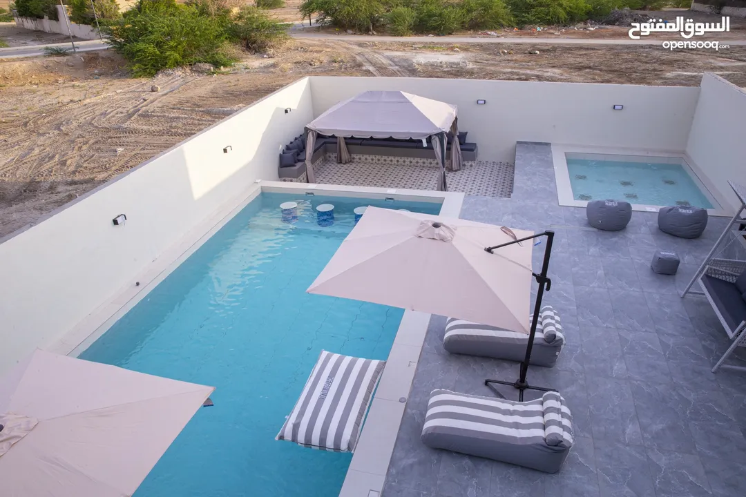 تجربة الفخامة والراحة : احجز شاليهك الآن واقضي اجازتك بكامل الخصوصية والرقي The gray villas