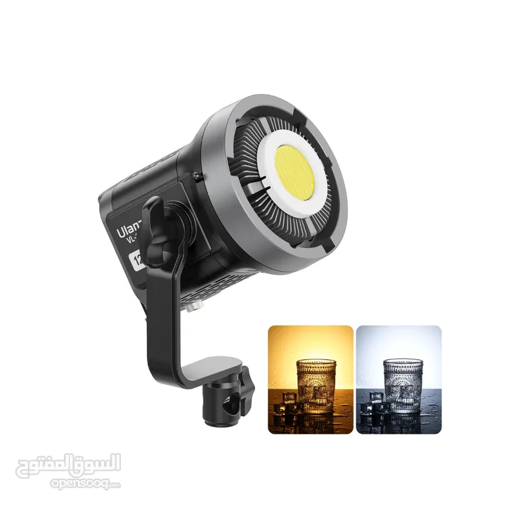 Ulanzi 120W Bi-color / RGB V-Mount Video Light   اضاءة تصوير عالية الجودة