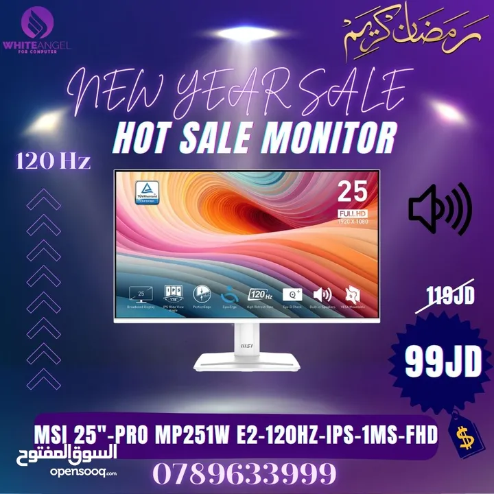 جديد جديد افضل شاشات شاشة MSI PRO MP251 E2 هي الخيار المثالي لك.