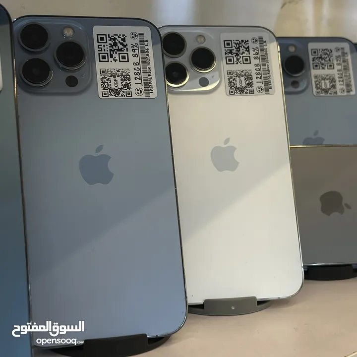 iPhone 13 Promax 128GB / Battery : 83% - 88% مستعمل بحالة الوكالة