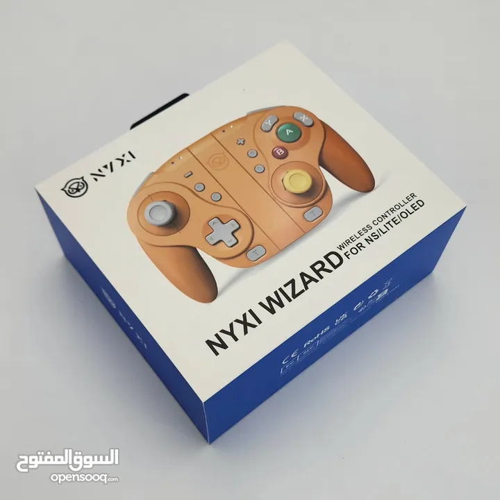NYXI Wizard Orange Wireless Joy-Pad for Switch/OLED. C-Stick/Rechargeable Instagram: retroworldq8