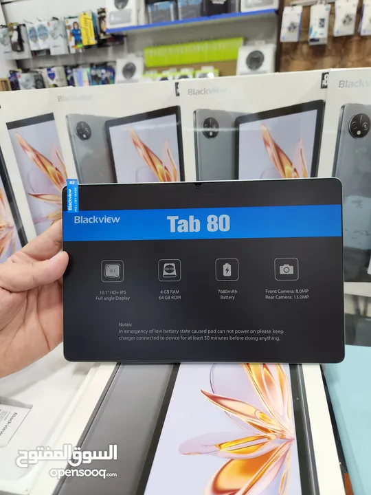 Tab black view tab80 جديد كفالة الوكيل الرسمي Bci