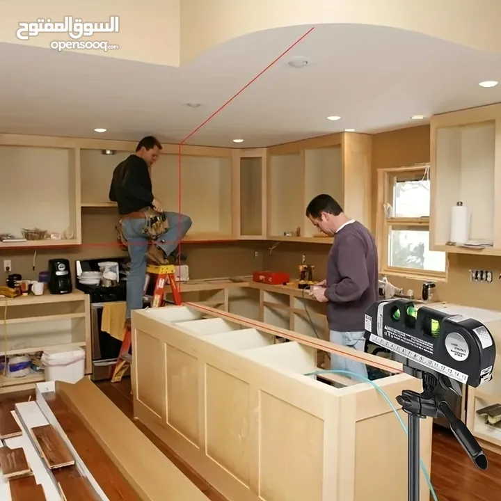 قياس المشروعات بدقة باستخدام مستوى الليزر المتعدد الأغراض هذا!
