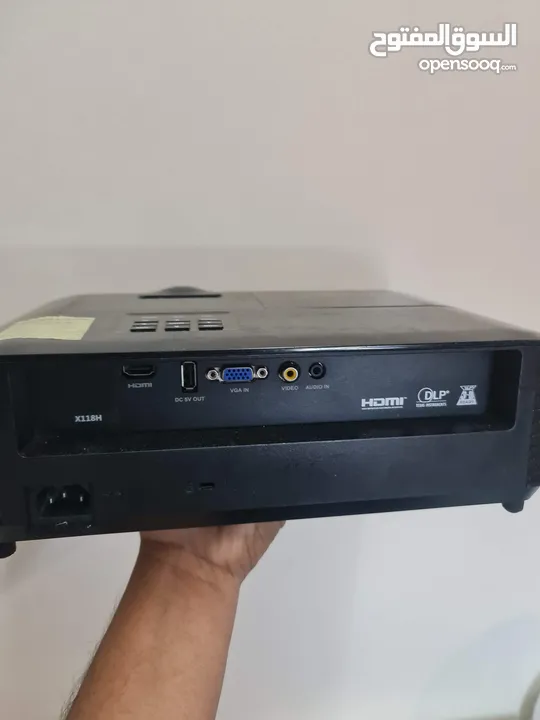 Acer X118H DLP 4000 Lumens Projector, less than 100 Hours Used