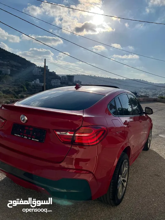 BMW X4 ام بكيج شركه ماطور 2000 بنزين توين تيربو . موديل 2015 ماشي 80000 فقط عداد حقيقي 4×4
