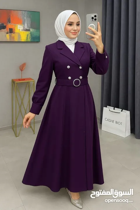 اطقم ستاتي بأشكال مختلفة ومميزة ع شكل بشت ، شكل قصة جاكيت....