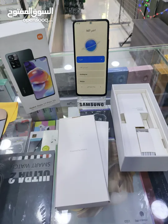 جهاز القوي NOT 11 PRO PLAS 5G معه شاحنو الاصلي 120W والكرتونه جيجا 256 رام 16 متوفر توصيل
