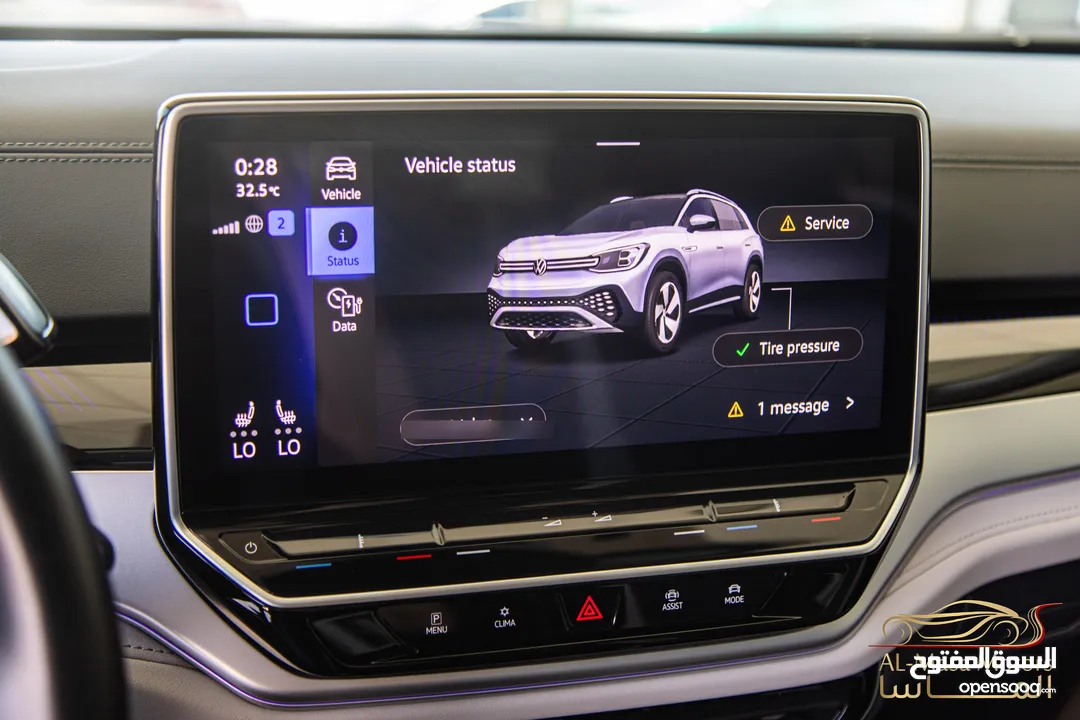 Volkswagen ID6 Crozz Pro 2022  السيارة مميزة جدا و قطعت مسافة 31,000 كيلو متر