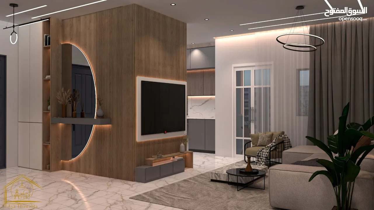 خدمات التصميم الداخلي _الديكور_ 3d