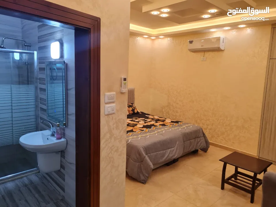 روف مفروش تشطيب سوبر ديلوكس للإيجار