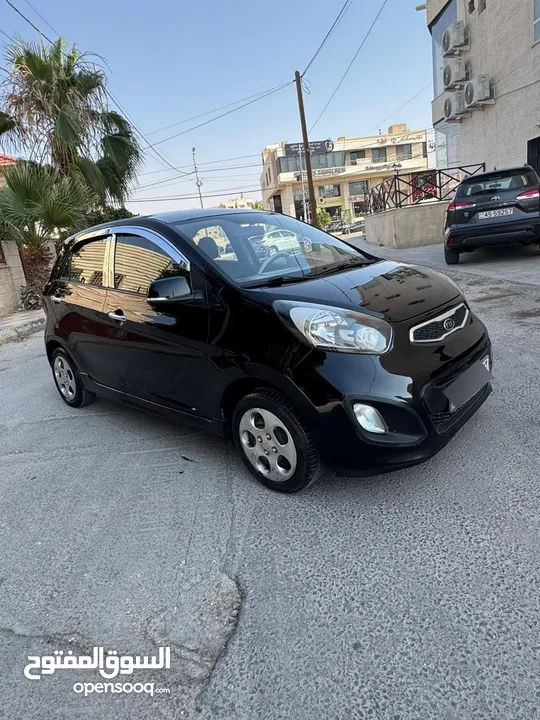 كيا بيكانتو اصلي اتوماتيك محرك 1250 فحص كامل وضع الشركه لسا مالك واحد ممشى قليل استخدام بسيط
