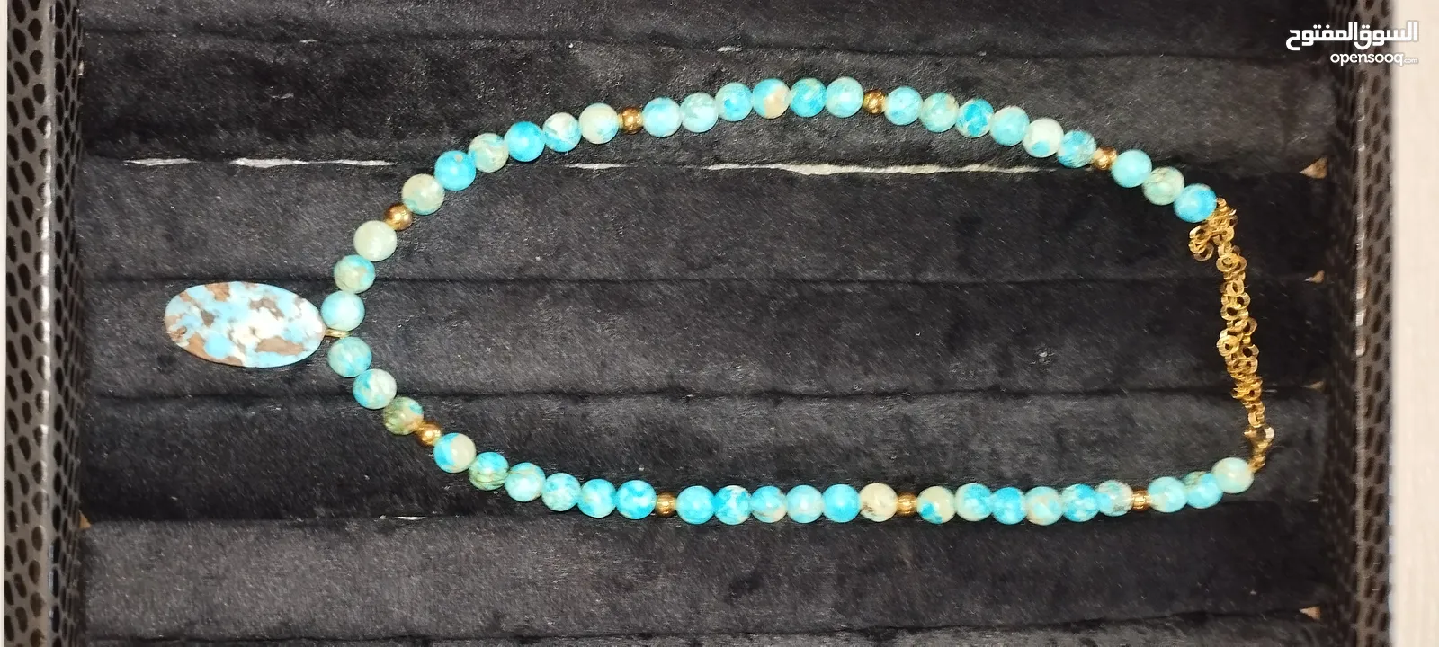 turquoise and agate necklaces original Irani neyshaboor