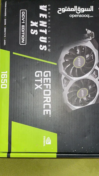 كرت شاشة مستعمل أسبوع فقط GTX1650 4G