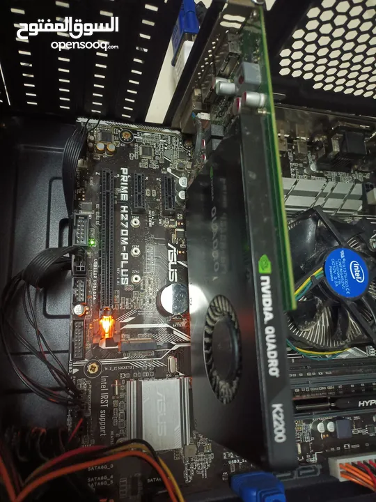 كمبيوتر ممتاز للالعاب i7 جيل سادس ع رام 8 وكرت 4 جيجا