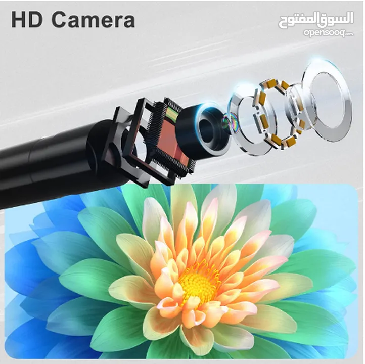 Endoscope Camera for iPhone (3.5M) كاميرا موبايل ايفون للاماكن الصعب الوصول اليها طول ( 3.5 )