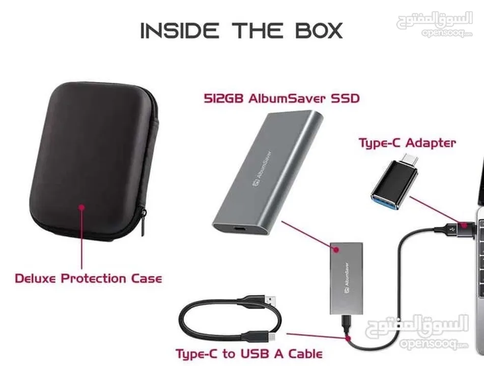 احصل على سرعه فائقه مع SSD 512GB