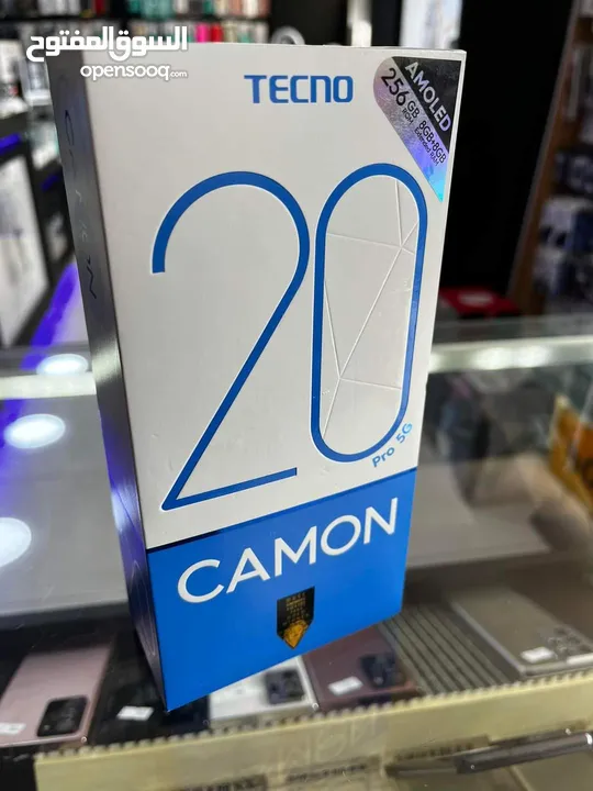 جهاز جديد بالكرتونة Kamon 20 pro 5Gرام 16 جيجا 256 مكفول سنة متوفر توصيل