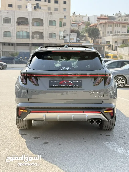 هونداي توسان NLine ترخيص 2022 محرك 1600 هايبرد plug in/يقطع على الشحنه 65 كيلو متر  271 حصان