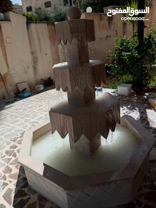 سناسل وديكورات حجر نوافير وشلالات العنوان المفرق