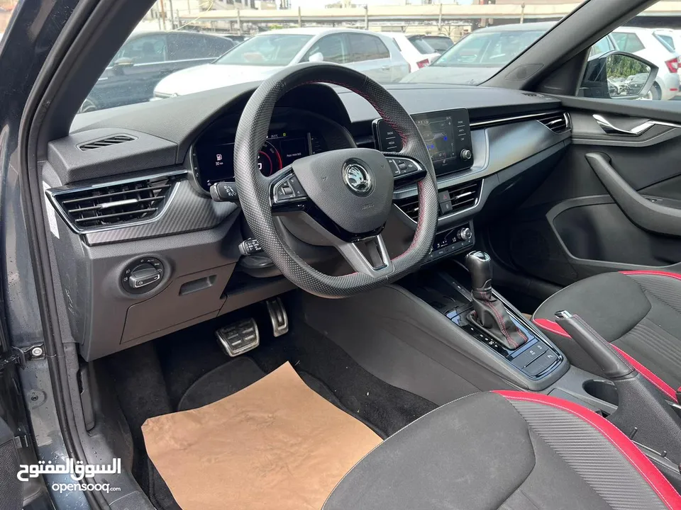 سكودا كاميك Monte carlo ترخيص 2020 محرك 1500 بنزين جير أوتوماتيك 150 حصان لون بترولي