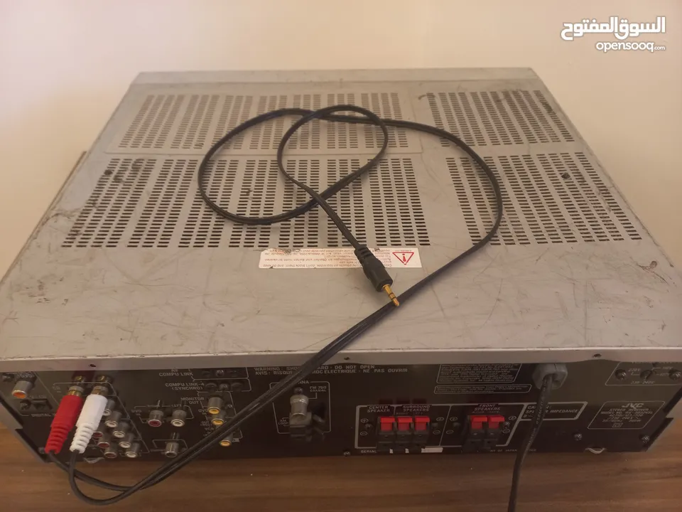 مسجل JVC بقوة 200w الجهاز شغال 10/10 الجهاز لحالو 100شيقل مع السماعتين 150شيقل