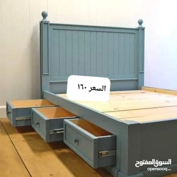 اتخوت مجوز خشب لاتيه 18م عادي او بكس مجوز مفرد ونص مفرد البيع بدون فرشه مع إمكانية تغير الون كفاله 5