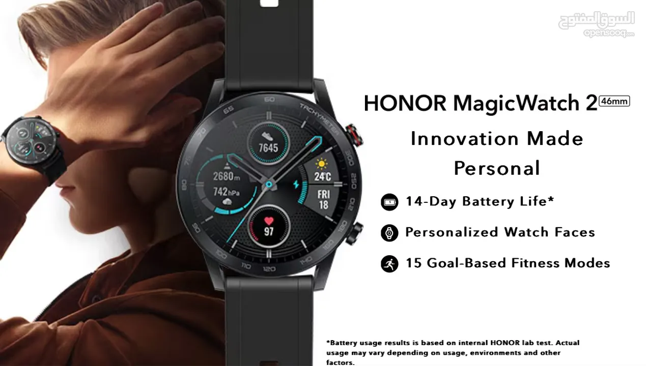 ساعة هواوي سمارت الذكية وكالة Huawei honor magic watch 2 للبيع