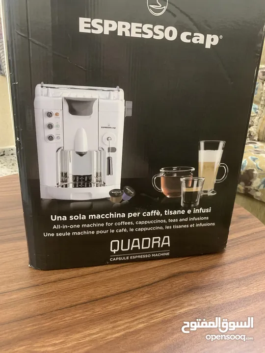 ماكينة ESPRESSO CAP موديل QUADRA اصلية