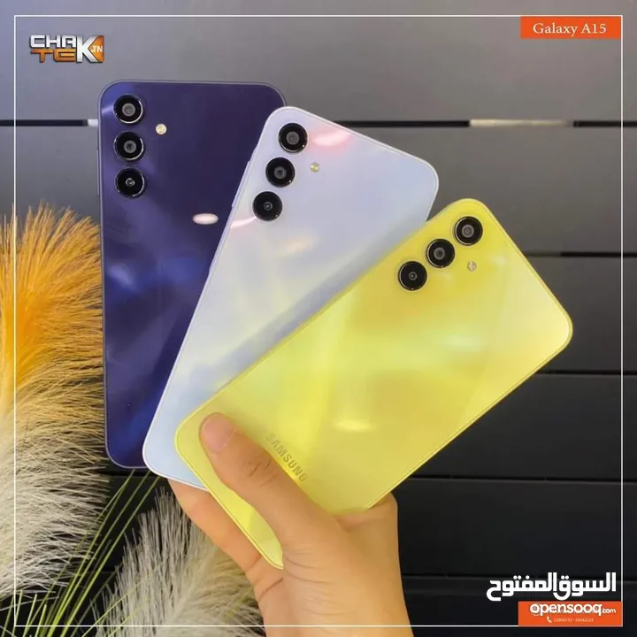 مستعمل اخو الجديد Samsung A15 رام 8 و 12 و 16 جيجا 128 و 256 أغراضة والكرتونه الأصلية متوفر توصيل
