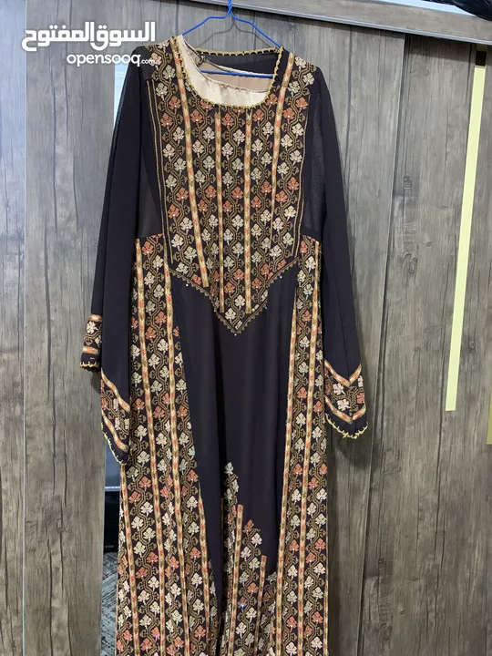ثوب اردني تطريز يدوي